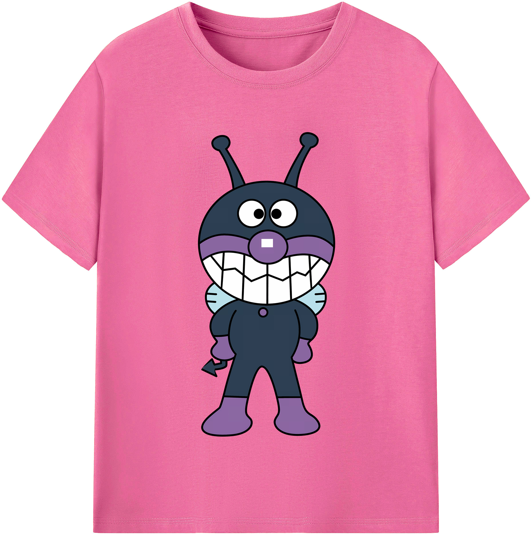 （画像用） アンパンマン Anpanman レディースカジュアルプリントTシャツ（綿100％）